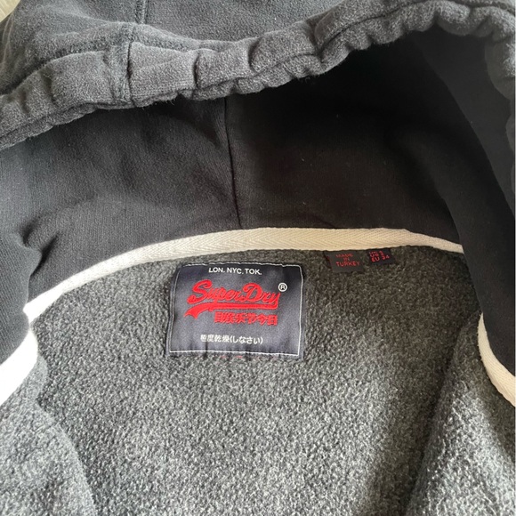 Super Dry Zip hoodie, Size 2, XS - Picture 5 of 9